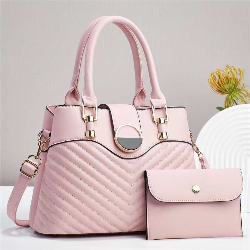 Pu Minimalist Tote Bag For Women With Large Capacity And Zipper Closure For Daily Use