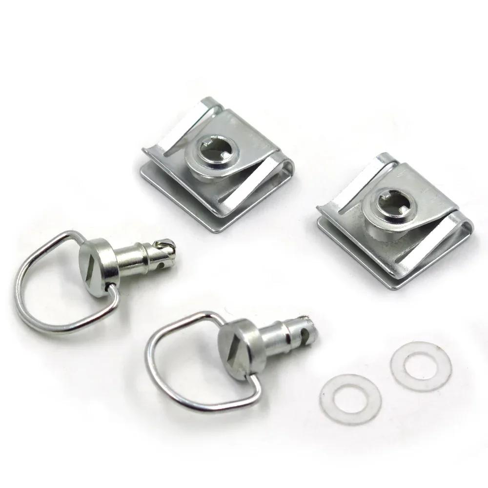 Motorcycle parts Black Quick Release Dzus Style Motorcycle 1/4 Turn Fairing Fastener 19mm Pins