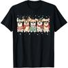 Corgi Santa Christmas Lights Xmas PJ Dog Lover Merry Corgmas T-Shirt for Men Women Kids