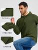 KEFITEVD Sweatshirt à Capuche Lourd pour l'Automne et le Temps Froid Taille Militaire 2XL à Capuche en Polaire pour Homme, Hiver, Trekking, à Porter, Vert,