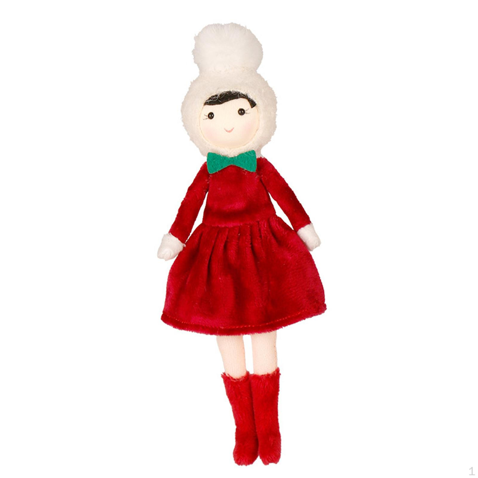 

Christmas Tree Hanging Ornament Decoration Doll Pendant Cute for Door Wall красный