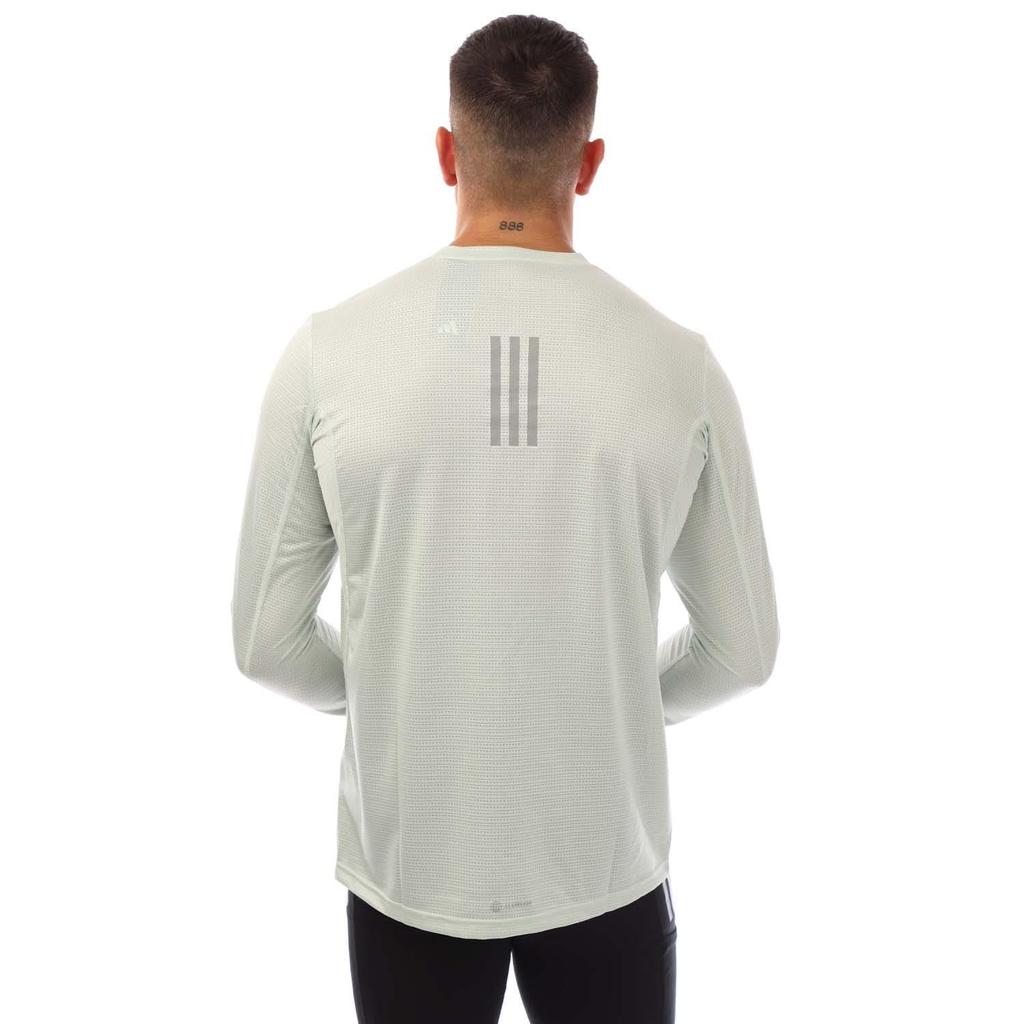 Adidas Mens Global Long-Sleeved Running T-Shirt