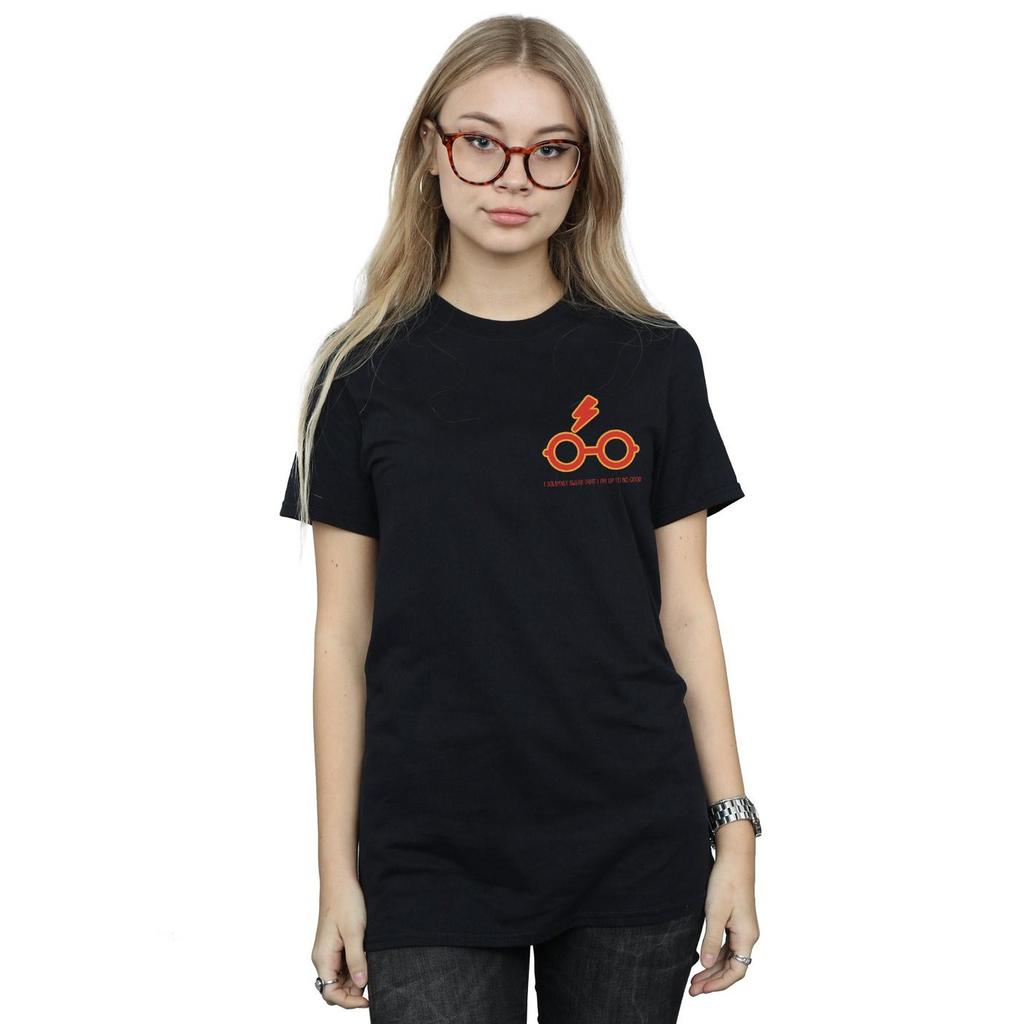 Harry Potter Womens/Ladies I Solemnly Swear Breast Print Cotton Boyfriend T-Shirt