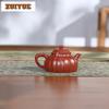 130ml Aesthetic Yixing Purple Clay Teapot Master Handmade Lotus Pot Raw Ore Zhu Mud Kettle Chinese Zisha Tea Set Collection Gift