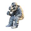 3D Printed Sitting Skeleton Statue Halloween Indoor Decor Figurines Mini Skull Figurine Home