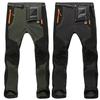 Winter Men Cargo Trousers Tactical Hiking Walking Outdoor Climbing Combat Long Pants