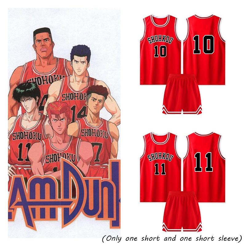 Slam Dunk Cosplay Costume Sakuragi Hanamichi, Rukawa Kaede, S-xxxl