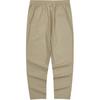 Skechers Solid Color Mid Waist Comfortable Straight Leg Casual Pants Men bottoms Rock-Beige L224M055-00V8