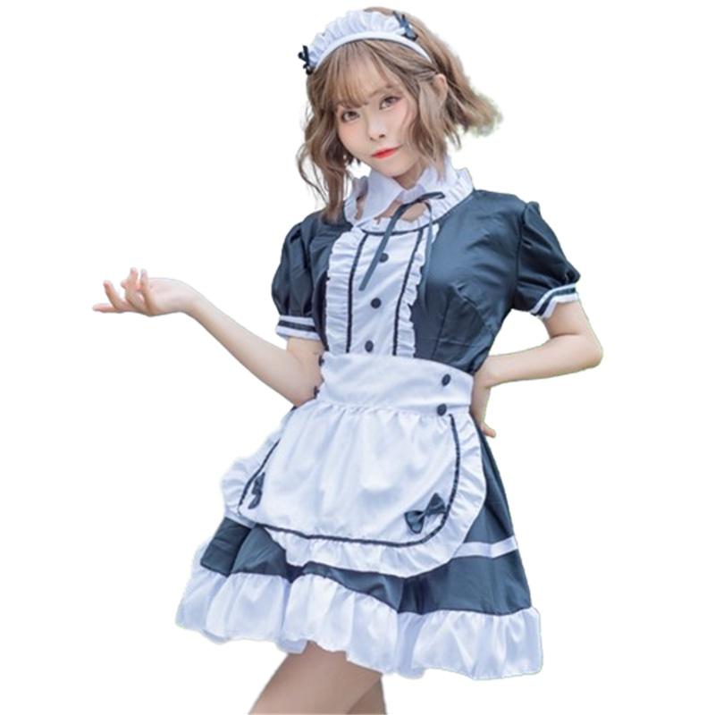 Cute And Stylish Alice In Wonderland Maid Costume For Cosplay And Anime Shows One-piece Design