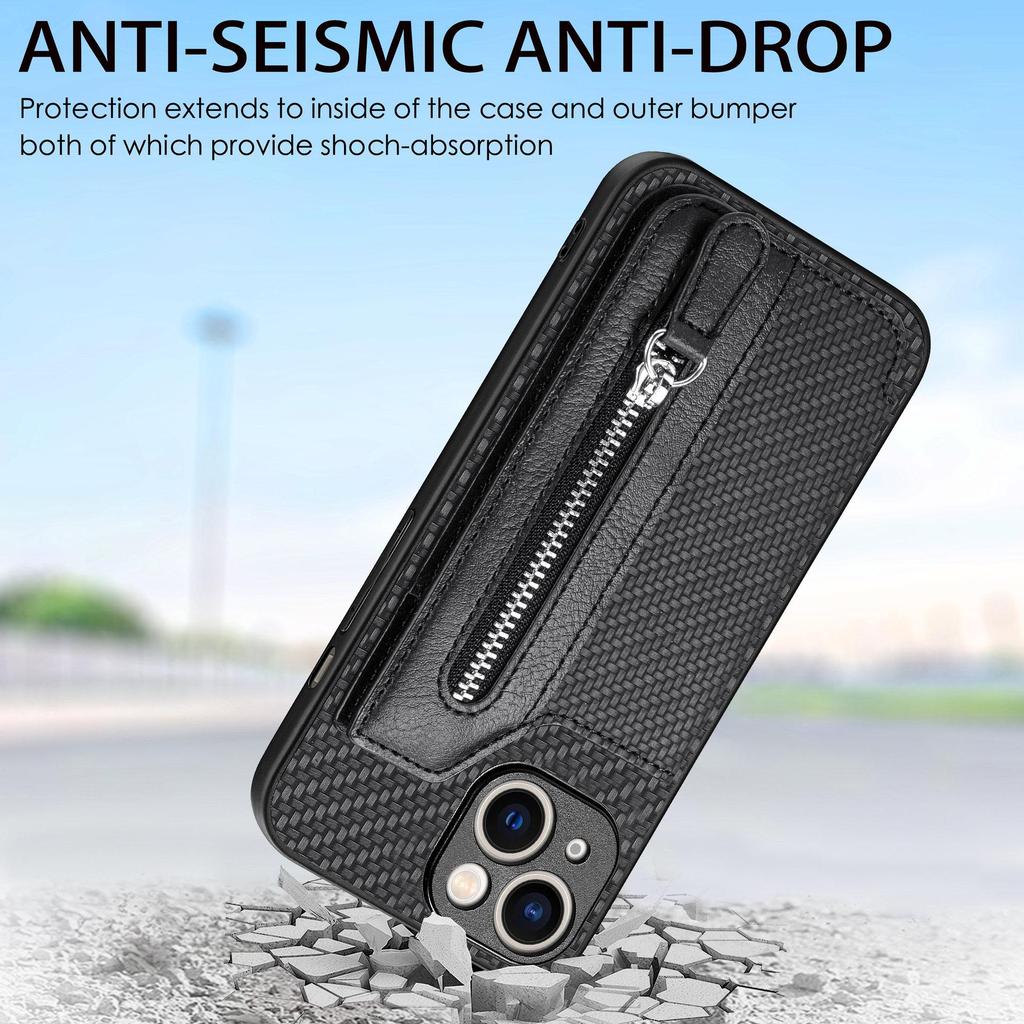 Multifunction Leather Case & Card Holder for Apple 16, Samsung, Redmi, Huawei