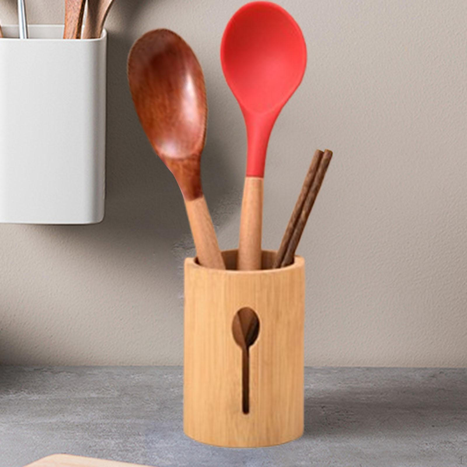 

Bamboo Cutlery Organizer for Kitchen and Dining Table spoon