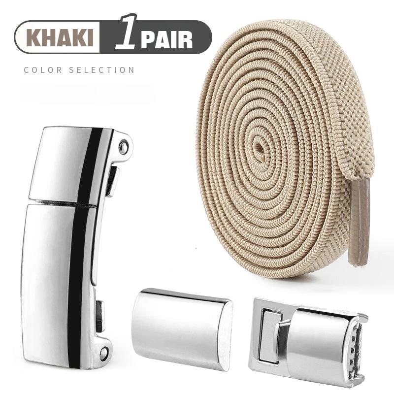 Magnetic Lock Shoelaces Without Ties Flat Elastic Shoe Laces Sneakers Boots No Tie Shoelace Rubber Bands for Shoes Accessories