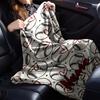 Custom Name Baseball Theme Printed Blanket - Perfect for Couch, Bed, Travel & Outdoor Use | Machine Washable, Cozy & Durable.