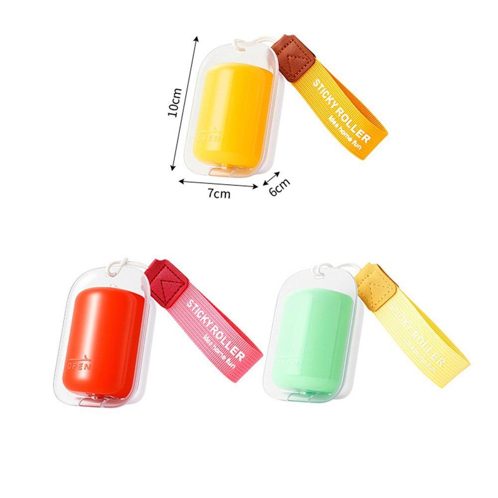 Reusable Tearable Roll Paper Sticky Roller Brush Strong Adhesiveness Dust Removal Pet Hair Remover Detachable Manual Lint Roller