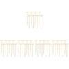Sewroro Mini Zen Sand Rakes Miniatures 48 Pcs Zen Rake Mini Zen Garden Rakes Meditation Sand Desktop Sand Box Accessories Garden Rake Dining Table
