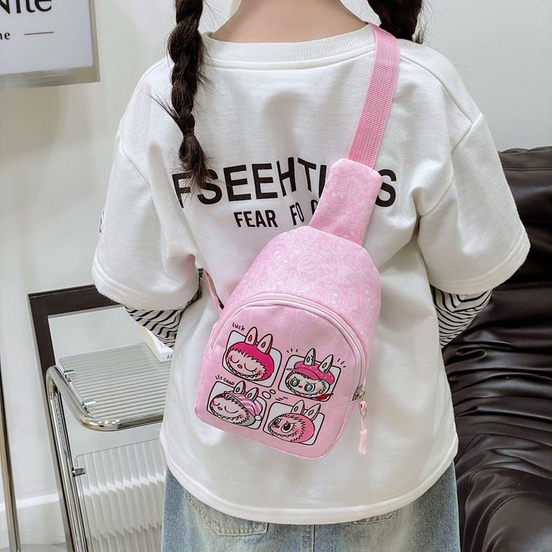 

Сумки через плечо Labubus Милая мультяшная нагрудная сумка для детей в подарок