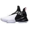 Li Ning CF Dämpfung Rutschfest Abriebfest Mittelhoch Vintage Basketballschuhe Schwarz Weiß ABAP111-1