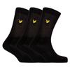 Lyle & Scott Mens Embroidered Logo Crew Socks (Pack of 3)