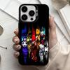 Manga B-Blue L-Lock-K Phone Case For iPhone17,16,15,14,13,12,11 Plus,Pro Max Black Candy Silver Plated Cover