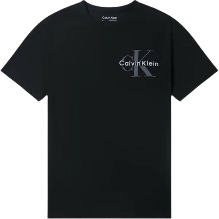 

Calvin Klein Letter Logo Comfortable Casual Round Neck Short Sleeve T-Shirt Men Tops Black 40JM940-001 S
