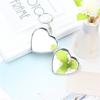 Round Heart Oval Square Shape Double Sided Cosmetic Mirror Metal Folding Keychain Makeup Mini Mirror