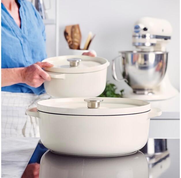 Cast Iron Roaster KitchenAid Oval 30 Cm Cream (CC006062-001)