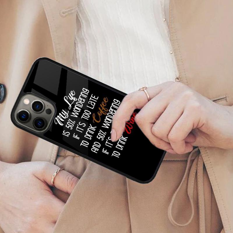 Coffee Its Too Early Black Magnetic Phone Case For APPLE iPhone 17 Air 16 14 13 12 Pro Max 15 Plus Wireless Charge MagSafe Cover