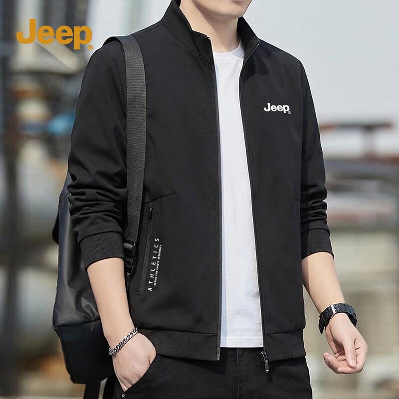 

Jeep Men s Spring Casual Zipper Jacket XL