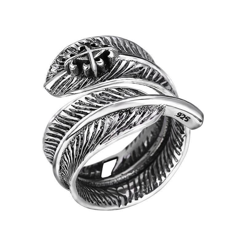 Opening Vintage Ring Female Simple Cold Wind Adjustable Index Finger Ring Small Fresh Personalized Finger Ring