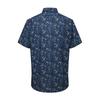 RENOMA Regular Fit Plant Print Mesh Ss Shirt [rpusg1272 Ny]