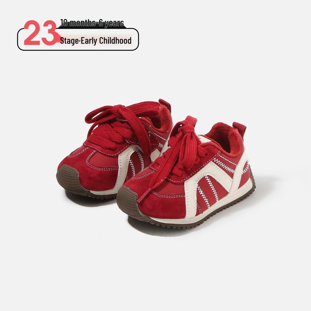 Zimowe buty niemowlęce z miękką podeszwą - Wyściełane aksamitem, Unisex, Styl codzienny i sportowy