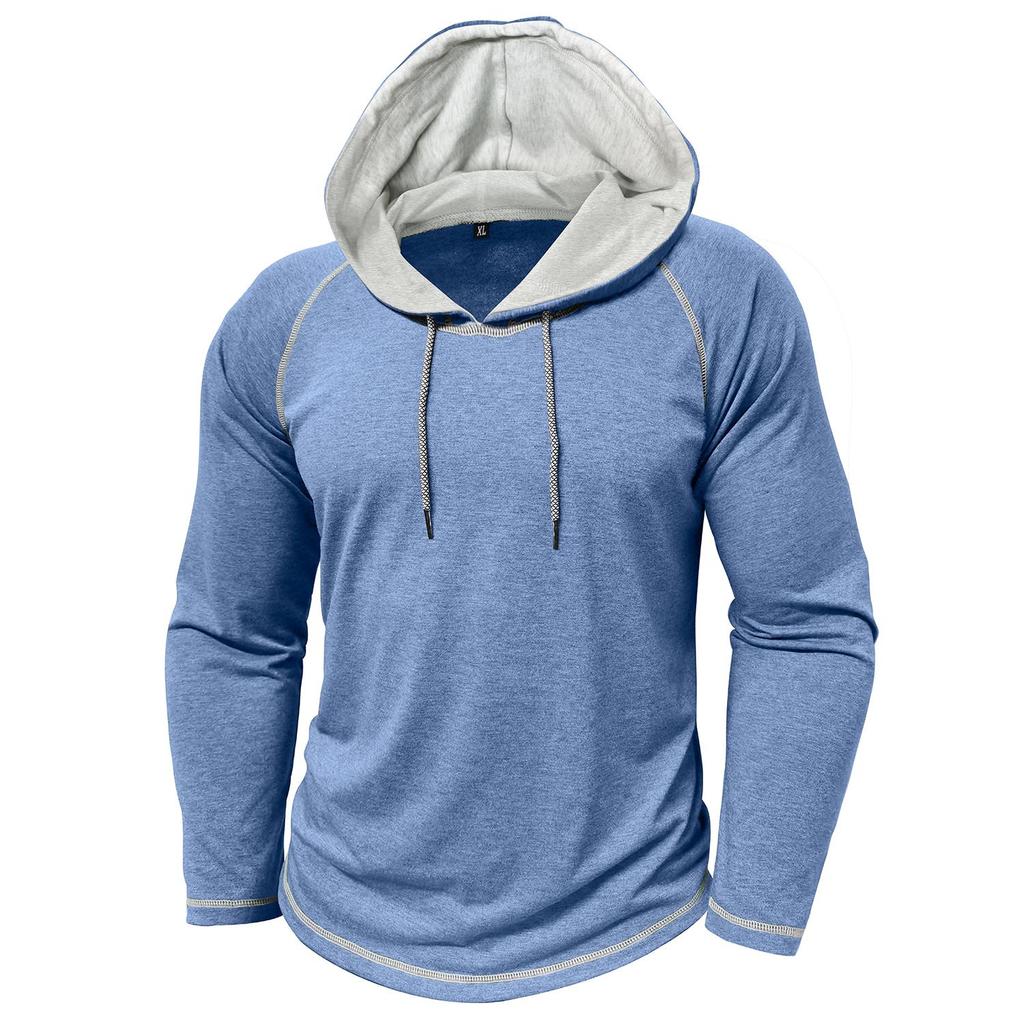 Men’s Hoodies Long Sleeves Shirts Autumn Spring Casual Tops Sportswear Sweatshirt Vintage Classic T Shirt