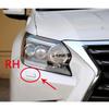 Car Exterior Left Right Front Bumper Headlamp Cap Lid Head Light Washer Water Nozzle Spray Jet Cover For Lexus GX460 2014-2020