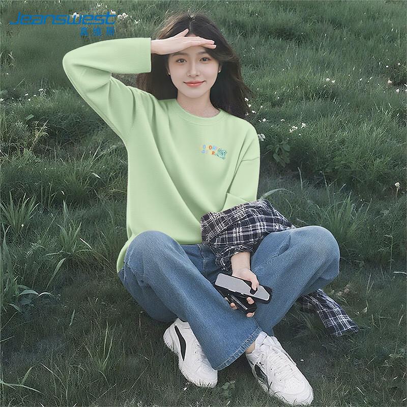 Jeanswest Women s Oversize Cotton Long Sleeve T-Shirt S