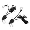 2Pcs Rope Hangers Strong Load Bearing Capacity Lightweight Portable Tent Adjustable Rope Buckle for Outdoor
