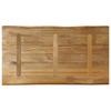 Vidaxl Blat Stołu Z Naturalną Krawędzią, 100X60X3,8 Cm, Drewno Mango