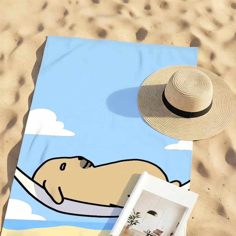 Cartoon Niedlich N-Nudaeng Handtuch Schnelltrocknend Strandhandtücher Sind Geeignet Für Schwimmbäder Camping Yoga Und Das Fitnessstudio