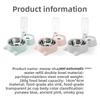 Dog Bowl Small and Medium Dog Food Basin Cat Bowl Automatic Cat Water Drinker Rice Basin Stainless Steel Double Bowl Pet Supplies