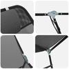 Folding Sun Lounger Black 182 X 55 X 85.5 Cm Textilene