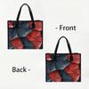 Crack Pattern Tote Bag Fashion Large Capacity Casual Daily Shoulder Handbag for Outdoor Shopping