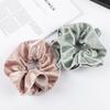 Elegant Satin Ruffled Scrunchie for Ponytails & Buns