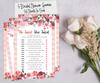 Inkdotpot Bachelorette Party Games Set Bundle of 5 (Activities for 50 Guests) Floral Theme Fun Bridal Shower Games Set