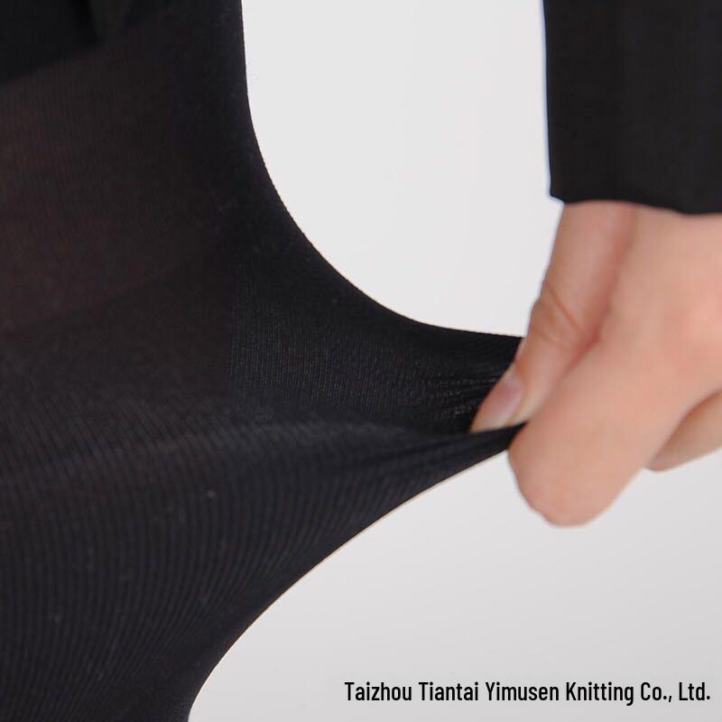 Leggings in velluto spesso 120D Effetto gamba nuda, Primavera/Autunno, Collant mediamente spessi da donna, Nero