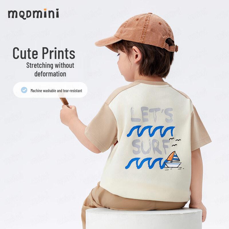 MQDMINI Boys' Surfing Boy 5A Antibacterial Cooling T-Shirt