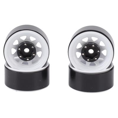 4Pcs Beadlock Wheels 1in Deep Groove Universal for Traxxas ATV RC Car Body Parts with Screws