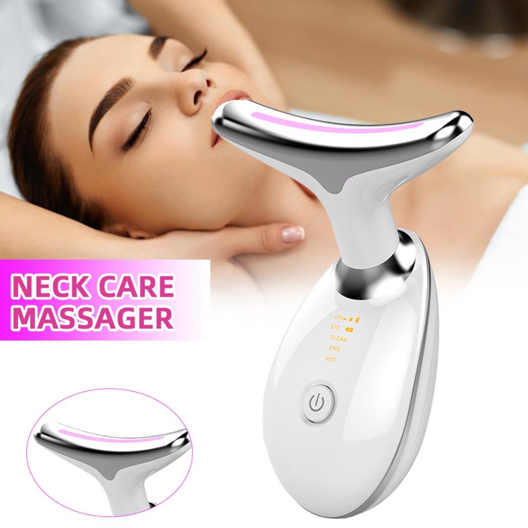 

Tingml Массажер для шеи против морщин, красота, светодиодная фотонная терапия, подтяжка кожи