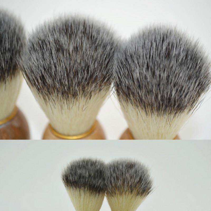 Szczotka do brody nylonowa szczotka fryzjerska z litego drewna szczotka do brody szczotka do zamiatania czysty salon brody męski salon fryzjerski fryzjerski