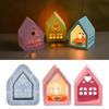 Heart House Resin Silicone Molds Epoxy Resin Silicone Molds for Tealight Holder Stand Candle Holder Plaster Decoration