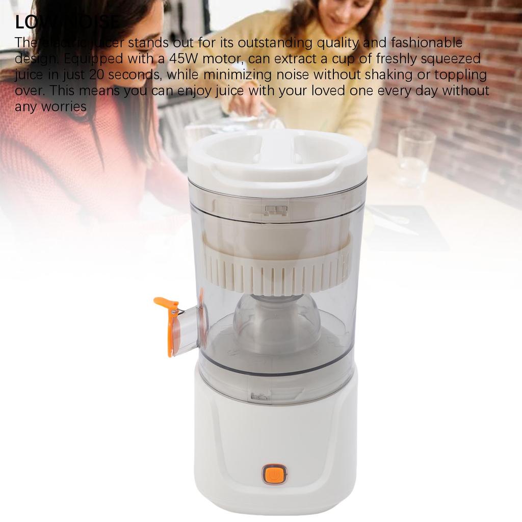 Electric Citrus Juicer Squeezer Cordless Portable Rechargeable Small Machine for Home