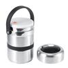Portable Stainless Steel Multilayer Insulated Thermal Lunch Box Food Container Tableware 1.8L